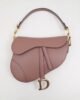 Dior Medium Saddle Bag - Dusty Pink Smooth Leather - GHW 25.5cm 1 1534562455 898614685 0