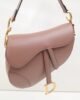 Dior Medium Saddle Bag - Dusty Pink Smooth Leather - GHW 25.5cm 4 1534562456 3383617317 4
