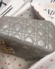 Dior Lady Medium - Silver Lambskin - GHW 24cm, 4 1536888749 1993439760 5