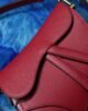 Dior Classic Small Saddle Bag - Red Leather - GHW 20cm 3 1554828145 1079126623 2