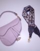 Dior Medium Saddle Bag - Lavender Grained Calfskin - GHW 25.5cm 1 1559102003 2687650626 0