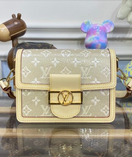 LV Dauphine Glam Mint Beige