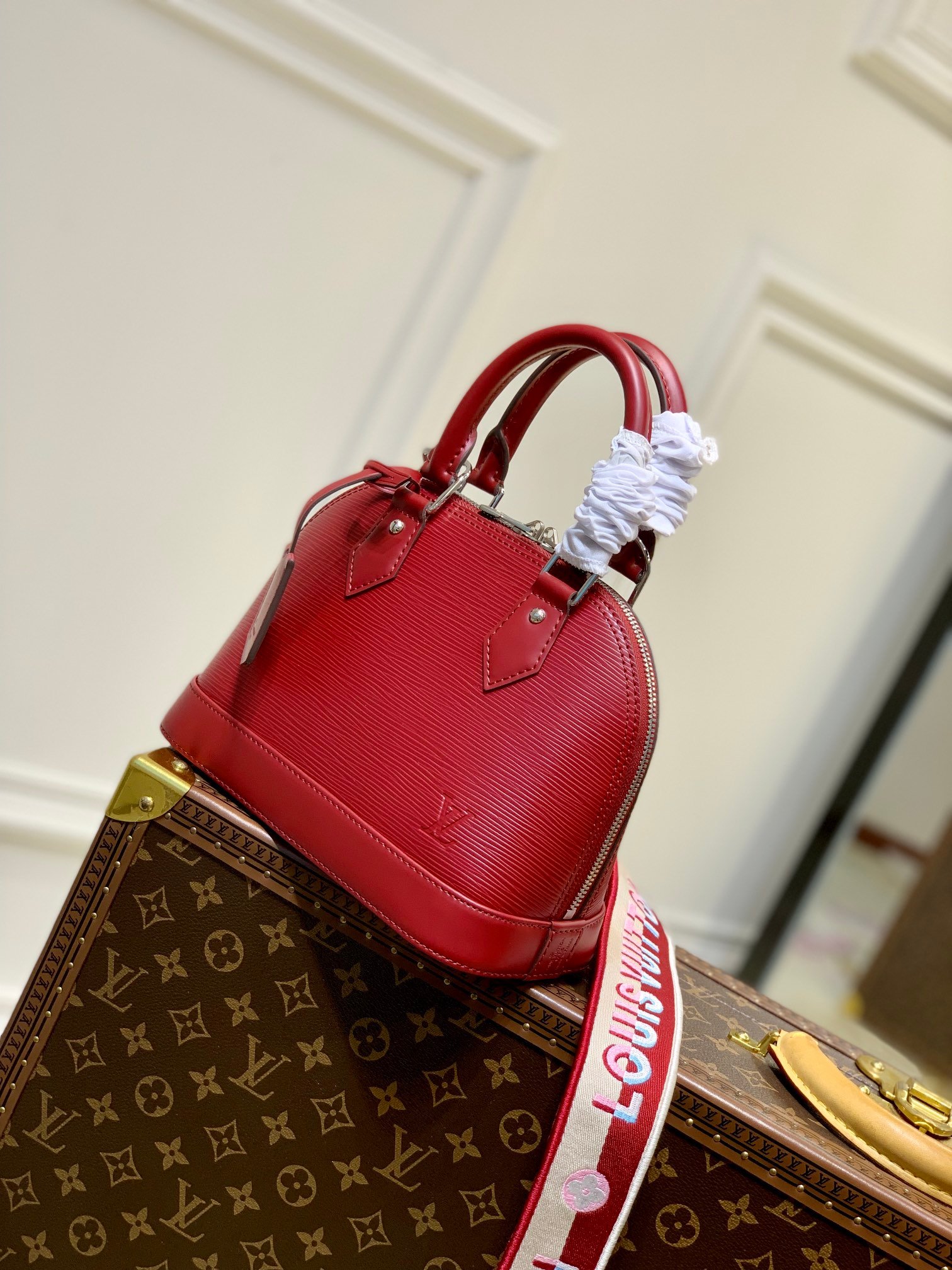 LV Alma Red Plus Strap 3