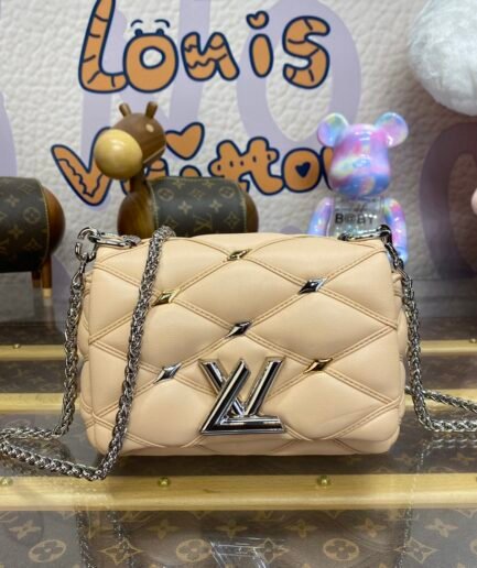 LV Twist Puff Beige Small