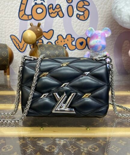 LV Twist Puff Black Small