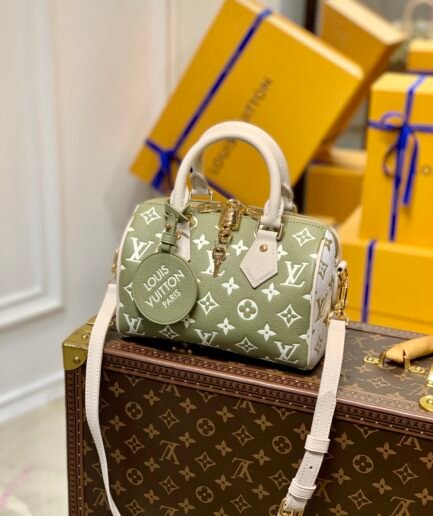 LV Speedy Olive White