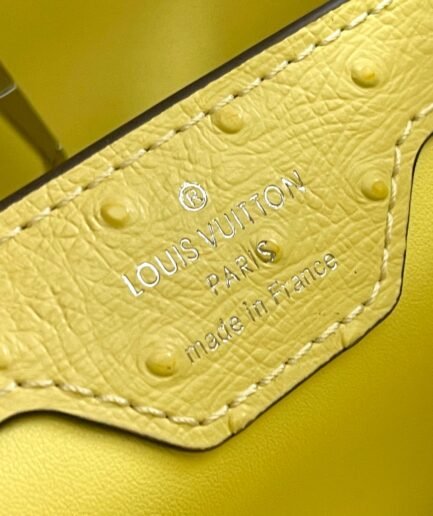 LV Capucines Yellow Dot