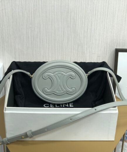 Celine Mini Logo White