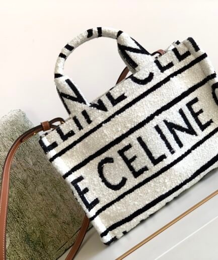 Celine Tote Cabas Thais Black & White Celine