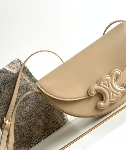 Celine Besace Triomphe Moon Beige