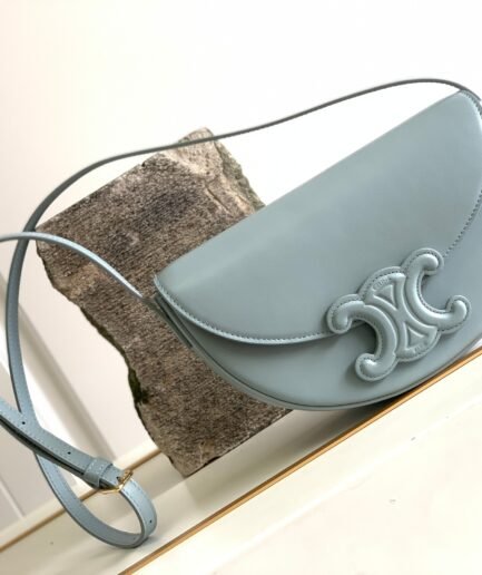 Celine Besace Triomphe Moon Light Blue