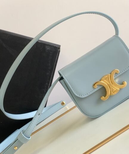 Celine Triomphe Mini Light Blue
