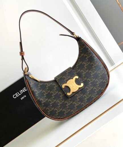 Celine Ava Triomphe Brown Caramel