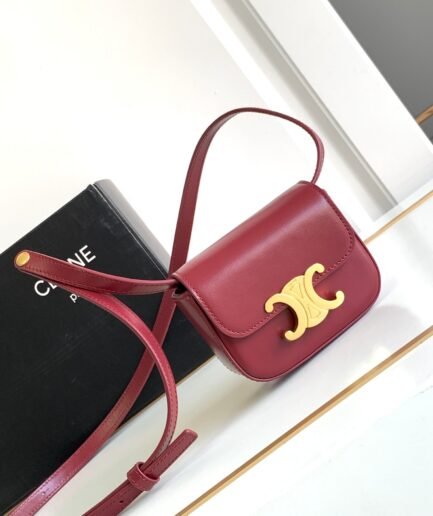 Celine Triomphe Mini Velvet