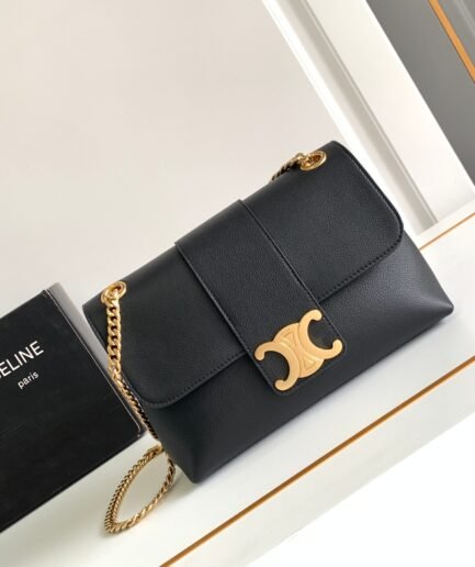 Celine Medium Victorie Black GHW