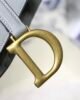 Dior Classic Medium Saddle Bag - Gray Leather -GHW 25.5cm 4 i1585631830 5684 2