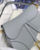 Dior Classic Medium Saddle Bag - Gray Leather -GHW 25.5cm 5 i1585631830 6468 1
