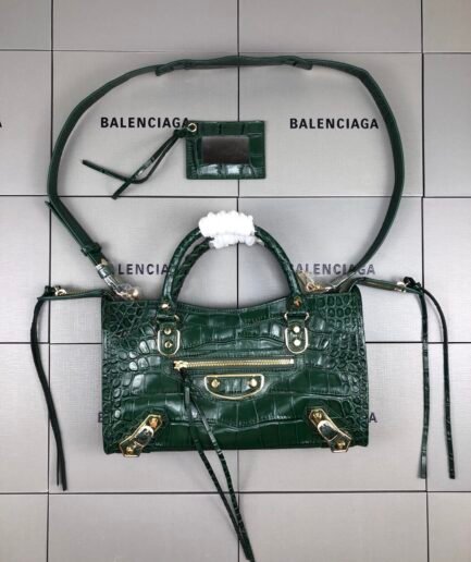 Balenciaga Balenciaga Croco Green