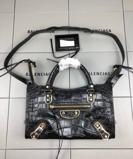 Balenciaga Balenciaga Croco Black