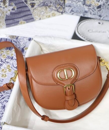 Dior Small Bobby Bag - Brown Leather - GHW