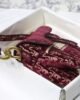 Dior Medium Saddle Bag - Burgundy Oblique Embroidery - GHW 25.5cm 3 i1603901026 2854 4