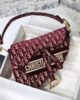 Dior Medium Saddle Bag - Burgundy Oblique Embroidery - GHW 25.5cm 1 i1603901026 793 0