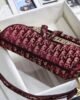 Dior Medium Saddle Bag - Burgundy Oblique Embroidery - GHW 25.5cm 6 i1603901026 9399 5