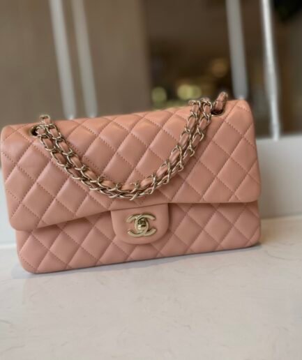 Chanel Medium Flap - Beige GHW - A01112 -25cm