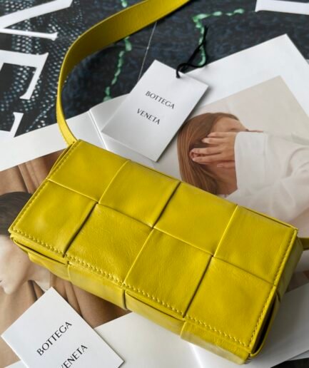 Bottega Veneta Mini Cassette Yellow 2