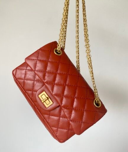 Chanel Reissue 2.55 Mini - Red GHW - 20cm