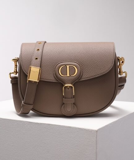 Medium Dior Bobby Bag - Nude - GHW 21.5cm