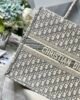 Large Dior Book Tote - Grey Oblique Embroidery - 41.5cm 6 i1640885795 6394 3