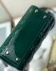 Dior Mini Lady - Patent Leather - Dark Green - 17cm 2 i1644414365 1995 8