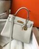 Hermes Kelly Togo 28cm - Blanc Vintage - GHW 1 i1648721500 3170 0