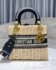 Dior Lady Medium - Woven Navy Blue - 24cm 1 i1651216729 361 0