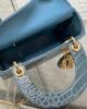 Mini Lady Dior - Light Blue - Alligator - 17cm 2 i1651985763 1448 7