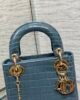 Mini Lady Dior - Light Blue - Alligator - 17cm 8 i1651985763 8215 2