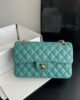 Chanel Small Flap Caviar - Tiffany Green GHW - A01113 - 23cm 1 i1657352827 7670 0