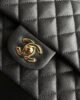 Chanel Medium Flap Caviar - Black and Black Interior GHW - A01112 - 25cm 7 i1657353157 7792 1