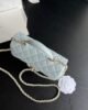 Chanel Classic Flap Mini Top Handle - Light Blue GHW - 20cm - AS2431 7 i1660392115 5625 4