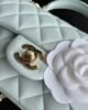 Chanel Classic Flap Mini Top Handle - Light Blue GHW - 20cm - AS2431 9 i1660392115 930 2