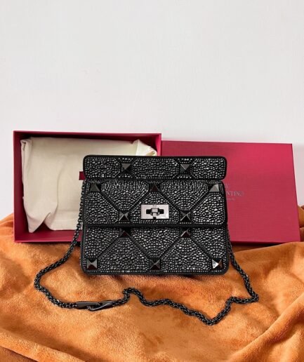 Valentino Roman Stud Black