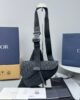 Dior x Sacai Saddle Bag - Black Oblique Embroidery for Men 1 i1662869562 1391 0