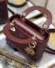 Dior Lady Mini - Burgundy - 17cm 7 i1667462000 6020 8