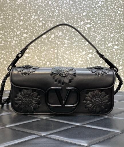 Valentino Vlong Flower Black