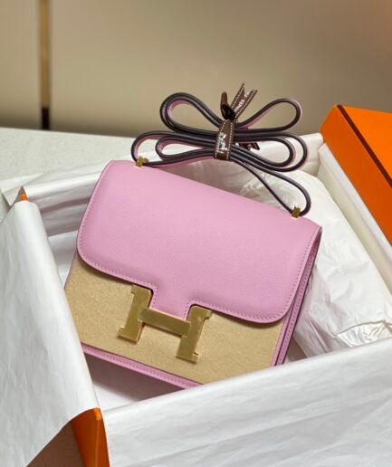 Hermes Constance 18 -  Epsom - Rose Sakura Light Pink - Gold Hardware