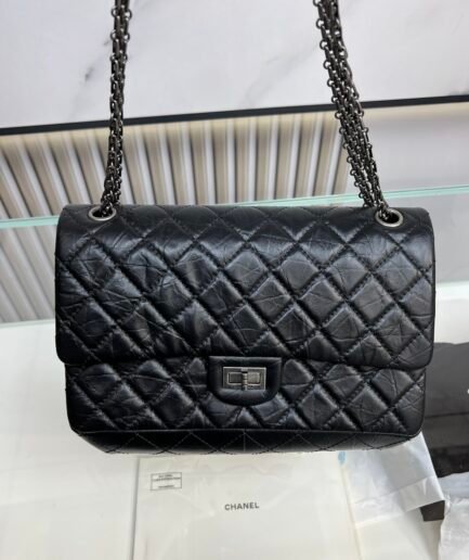 Chanel Reissue 2.55 Large Flap - Black SHW - 28cm