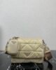 Prada Padded Re-Nylon shoulder bag - Beige SHW 1 i1677513345 2720 0