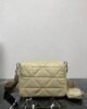 Prada Padded Re-Nylon shoulder bag - Beige SHW 10 i1677513345 778 1