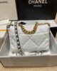 Chanel 19 Flap Bag - White GHW - 26cm - 082901 2 i1678968957 1474 4